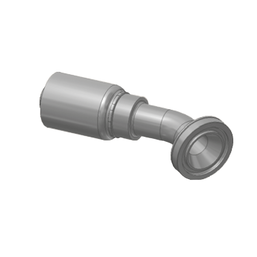 Flange Elbow 30° Insert -  Flange (Flat Seat)