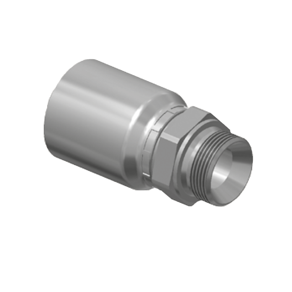 BSP Lige  Indstik - BSPP Han (Udkravning 60°)